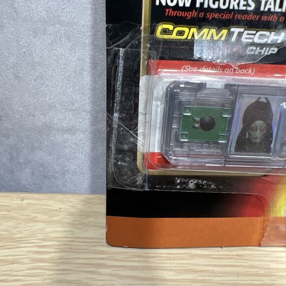 Star Wars Episode Commtech Rune Haako 3.75" Action Figure 1999 Hasbro NEW - Picture 6 of 7